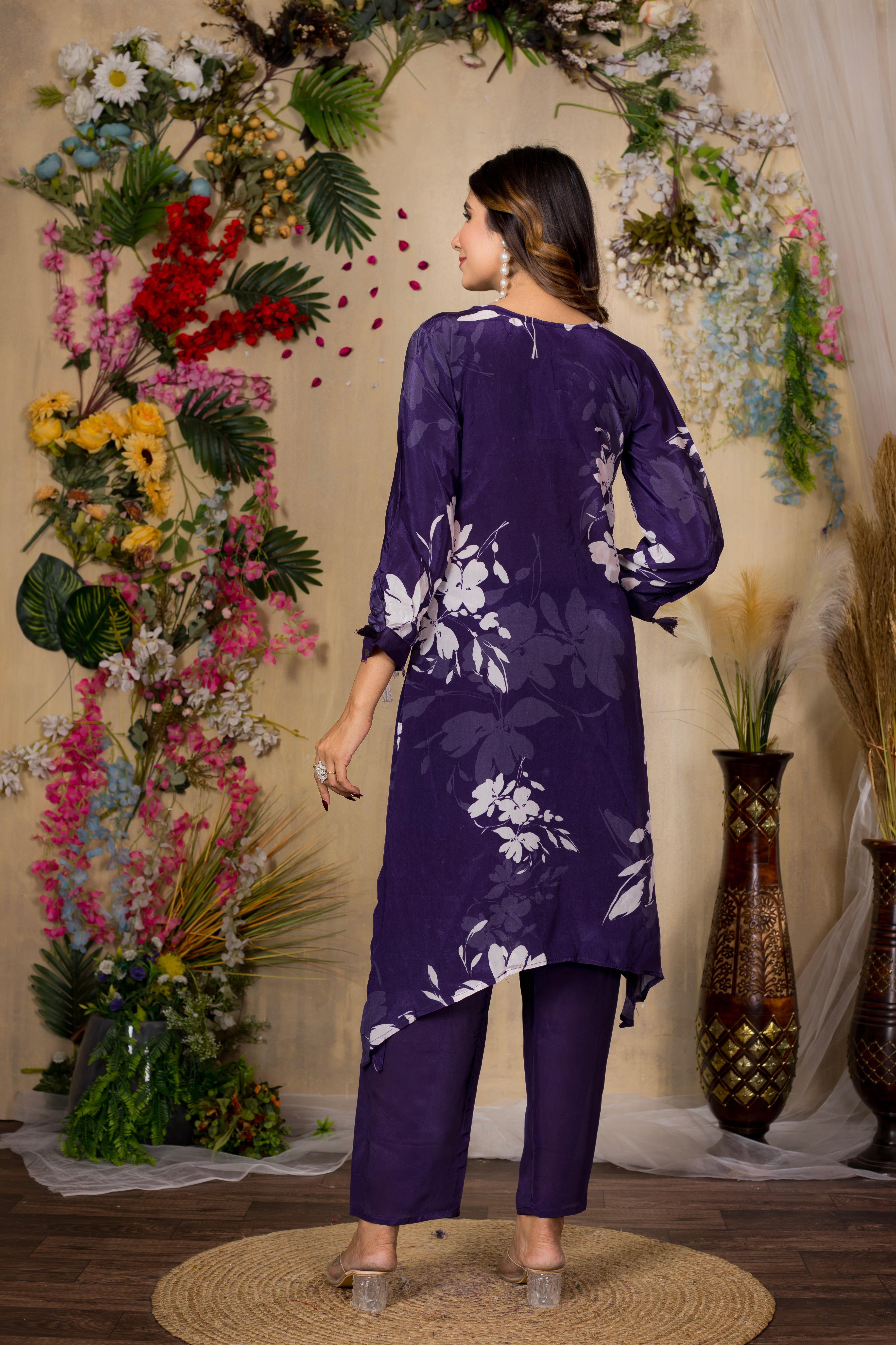 VARMYA PURPLE CO-ORD SET