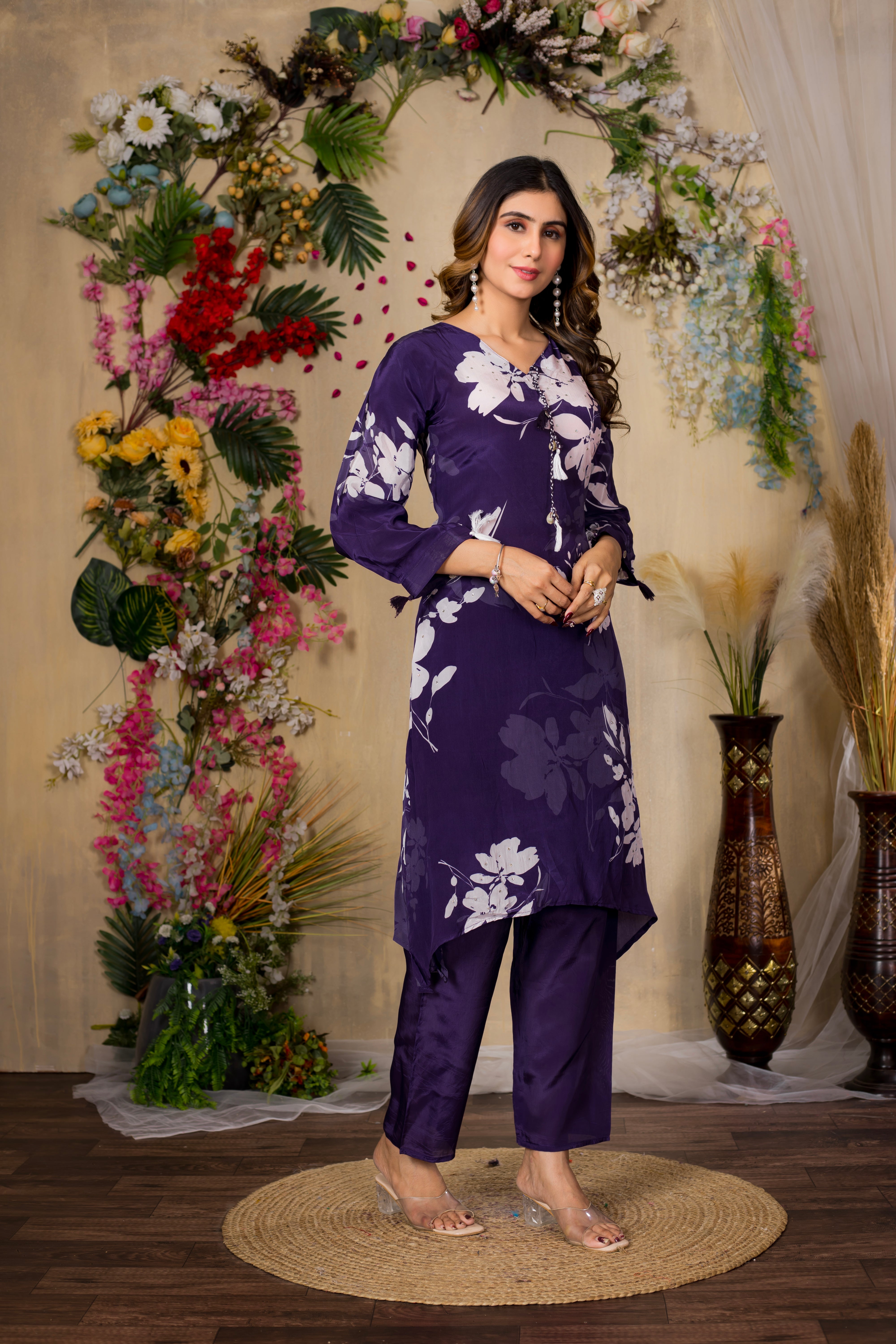 VARMYA PURPLE CO-ORD SET