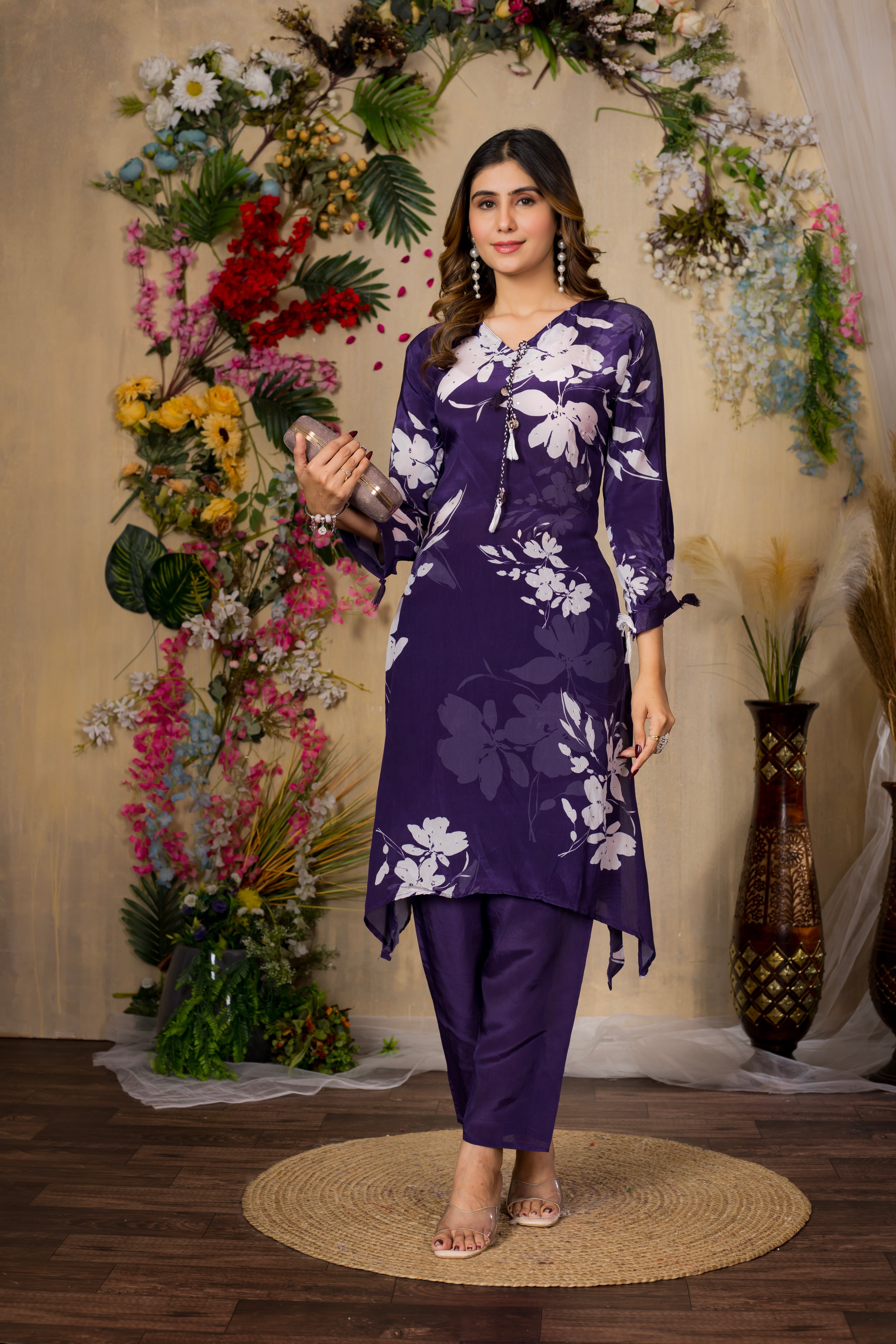 VARMYA PURPLE CO-ORD SET