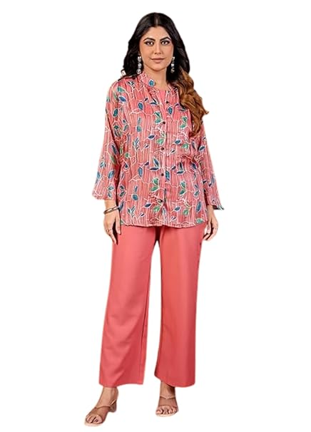 Women’s Co ord set for women stylish I Trendy Travel & Streetwear Look for Women I Festive Indian Traditional Outfit Dress for Functions & Puja I Ethnic Set